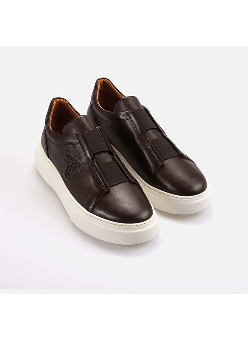 Kemal Tanca Lacivert Erkek Deri Günlük Ayakkabı 232KTE597 S1000 - Görsel 4