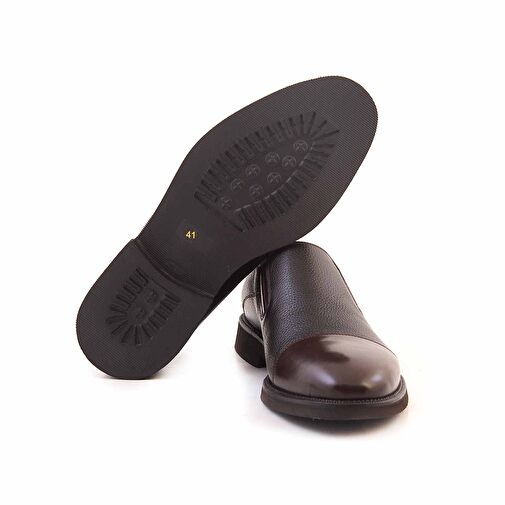 Kemal Tanca Kahverengi Erkek Deri Klasik Ayakkabı 232KTGE624 A3700-4 - Görsel 6