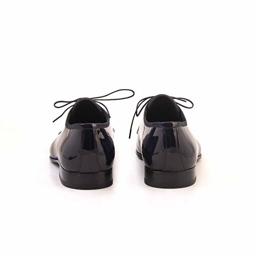 Kemal Tanca Lacivert Erkek Rugan Klasik Ayakkabı 232KTGE813 700 - Görsel 5