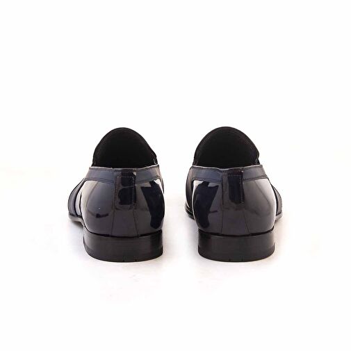 Kemal Tanca Lacivert Erkek Deri Klasik Ayakkabı 232KTGE813 9807 - Görsel 5