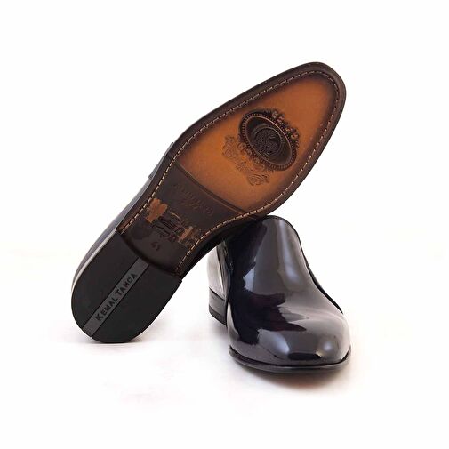 Kemal Tanca Lacivert Erkek Deri Klasik Ayakkabı 232KTGE813 9807 - Görsel 6