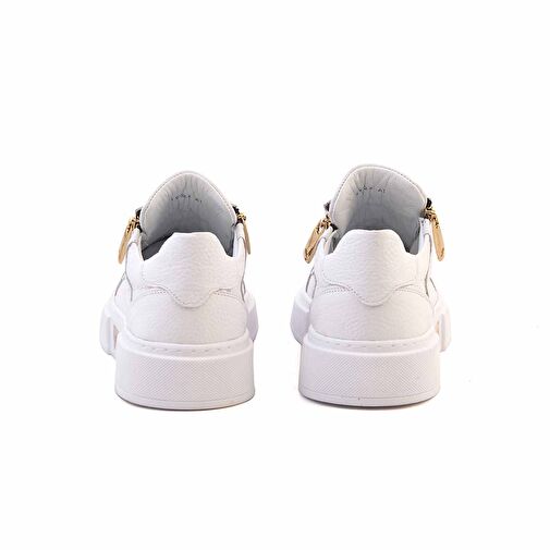 Kemal Tanca Siyah Erkek Deri Sneaker 232KTE527 19226 - Görsel 5