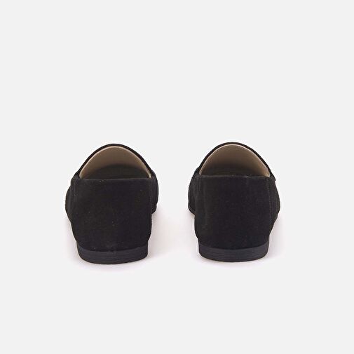 Kemal Tanca Siyah Kadın Süet Loafer 241TCK894 620-003F - Görsel 5