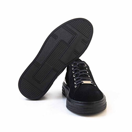 Kemal Tanca Siyah Erkek Süet Sneaker 241KTE527 20266-2 - Görsel 6