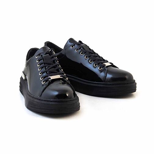 Kemal Tanca Siyah Erkek Rugan Sneaker 241KTE527 20266-1 - Görsel 4