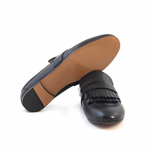 Rouge Siyah Kadın Deri Günlük Ayakkabı 241RGK857 611-75 - Görsel 6