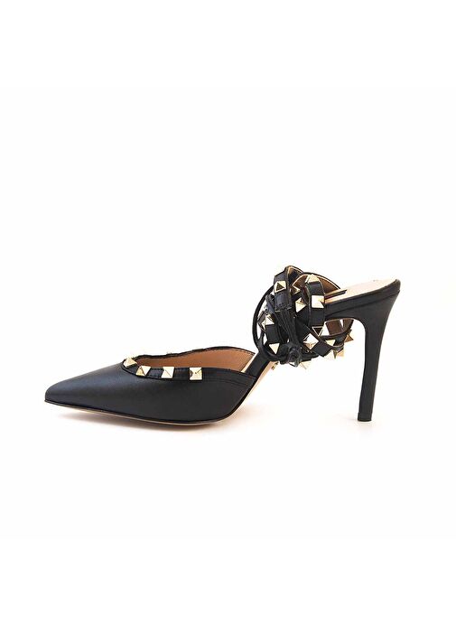 Rouge Bej Kadın Deri Abiye Ayakkabı 241RGK857 924-05 - Görsel 3