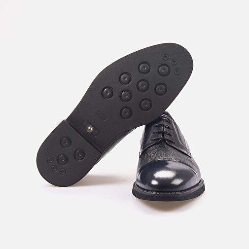 Mocassini Lacivert Erkek Deri Klasik Ayakkabı 241MCGE624 M3700-3 - Görsel 6