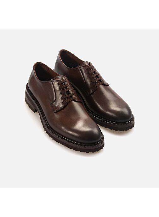 Mocassini Kahverengi Erkek Deri Günlük Ayakkabı 212MCGE574 50265 - Görsel 4