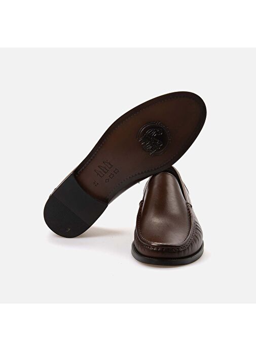 Kemal Tanca Kahverengi Erkek Deri Loafer 241KTE483 6219 - Görsel 6