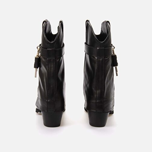 Kemal Tanca Sivri Burunlu Topuklu Kadın Bot 9405 - Görsel 5