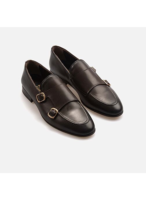 Kemal Tanca Hakiki Deri Erkek Tokalı Klasik Ayakkabı 13071 - Görsel 4