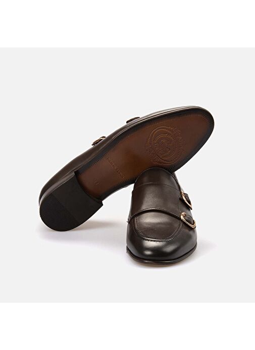 Kemal Tanca Hakiki Deri Erkek Tokalı Klasik Ayakkabı 13071 - Görsel 6