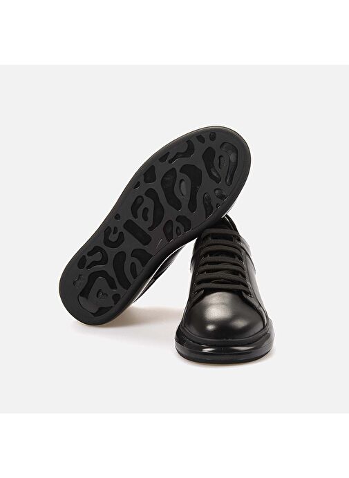 Kemal Tanca Siyah Erkek Deri Sneaker 242KTE838 C0610 - Görsel 6