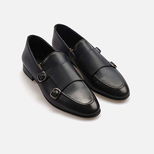 Kemal Tanca Hakiki Deri Erkek Tokalı Klasik Ayakkabı 13071 - Görsel 4