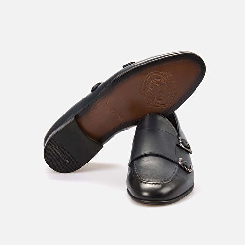 Kemal Tanca Hakiki Deri Erkek Tokalı Klasik Ayakkabı 13071 - Görsel 6