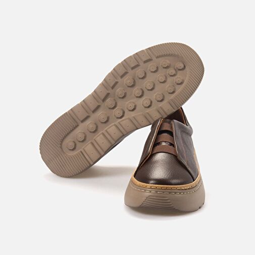 Kemal Tanca Siyah Erkek Deri Sneaker 242KTE928 L30 - Görsel 6