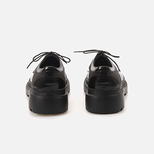 Kemal Tanca Siyah Erkek Deri Günlük Ayakkabı 242KTE483 2304 - Görsel 5