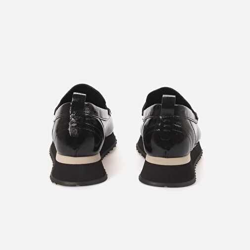 Rouge Siyah Kadın Rugan Loafer 242RGK884 121 - Görsel 5