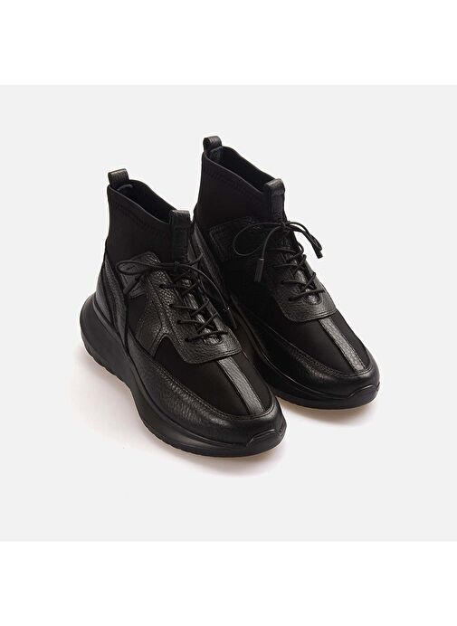 Rouge Siyah Kadın Deri Sneaker 242RGK884 1967 - Görsel 4