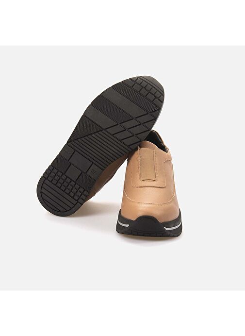 Tanca Pudra Kadın Deri Sneaker 242TCK884 936 - Görsel 6