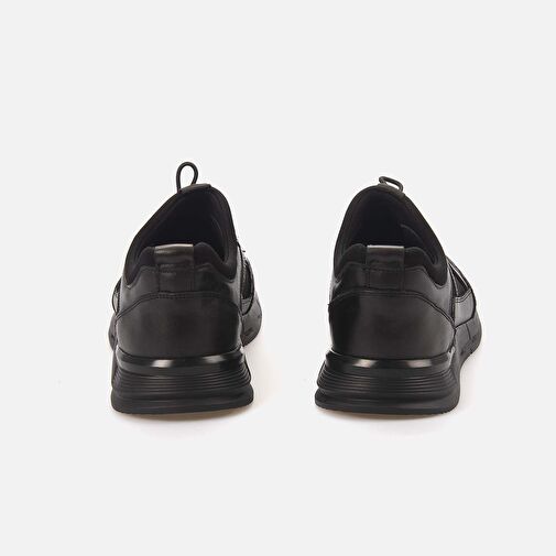 Kemal Tanca Siyah Erkek Deri Sneaker 242KTE364 2433 - Görsel 5