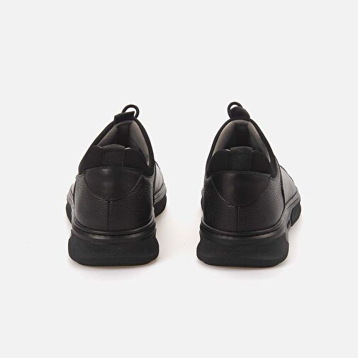 Kemal Tanca Siyah Erkek Deri Günlük Ayakkabı 242KTE364 1802 - Görsel 5