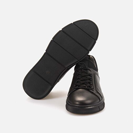 Kemal Tanca Siyah Erkek Deri Günlük Ayakkabı 242KTE364 1802 - Görsel 6