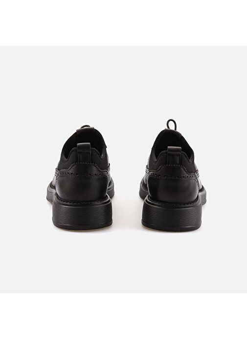 Kemal Tanca Siyah Erkek Deri Günlük Ayakkabı 242KTE364-2534 - Görsel 5
