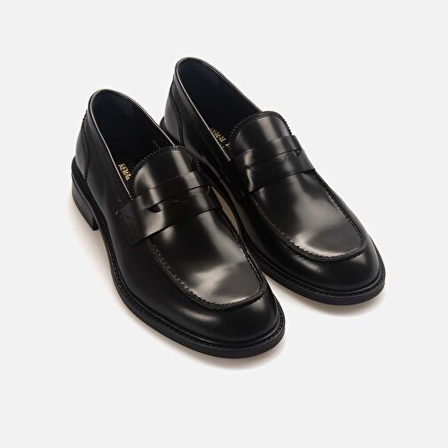 Kemal Tanca Siyah Erkek Deri Günlük Ayakkabı 242KTGE321 29351 - Görsel 4