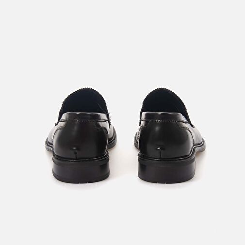 Kemal Tanca Siyah Erkek Deri Günlük Ayakkabı 242KTGE321 29351 - Görsel 5