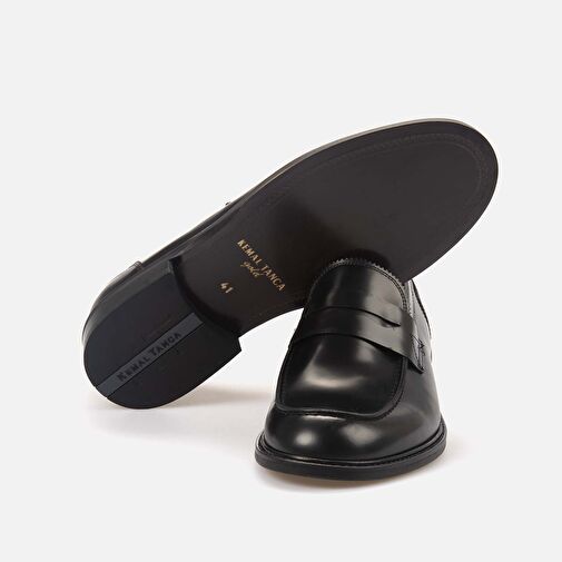 Kemal Tanca Siyah Erkek Deri Günlük Ayakkabı 242KTGE321 29351 - Görsel 6