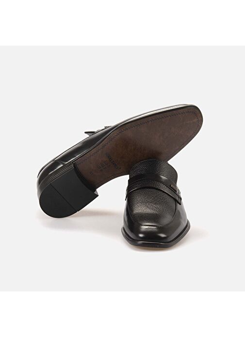 Kemal Tanca Siyah Erkek Deri Günlük Ayakkabı 242KTGE321 23613 - Görsel 6