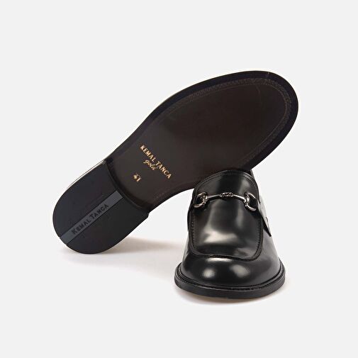 Kemal Tanca Siyah Erkek Deri Klasik Ayakkabı 242KTGE321 29851 - Görsel 6