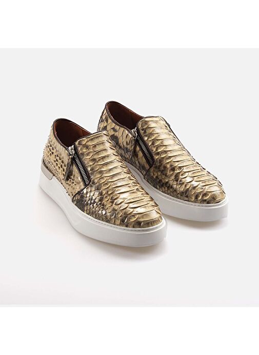 Mocassini Fermuarlı Erkek Spor & Sneaker Z4010P - Görsel 4