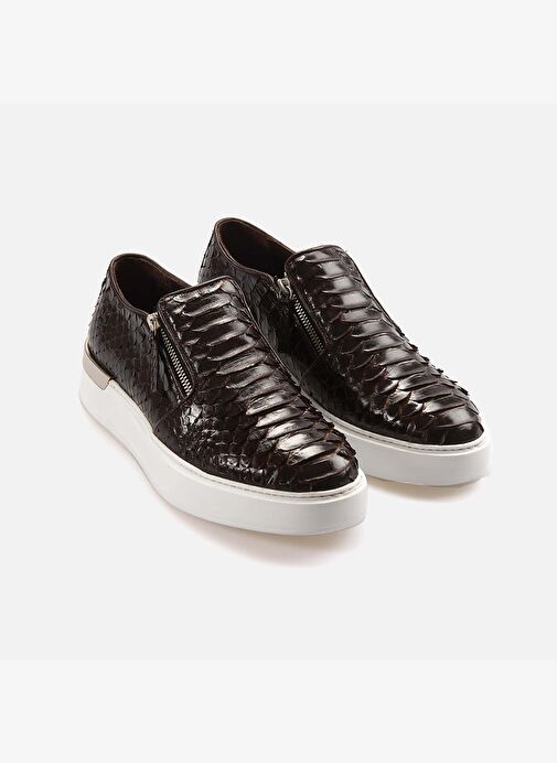 Mocassini Fermuarlı Erkek Spor & Sneaker Ayakkabı Z4010P - Görsel 4