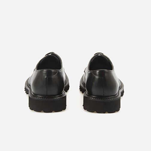 Kemal Tanca Siyah Erkek Deri Günlük Ayakkabı 242KTGE624 78382 - Görsel 5