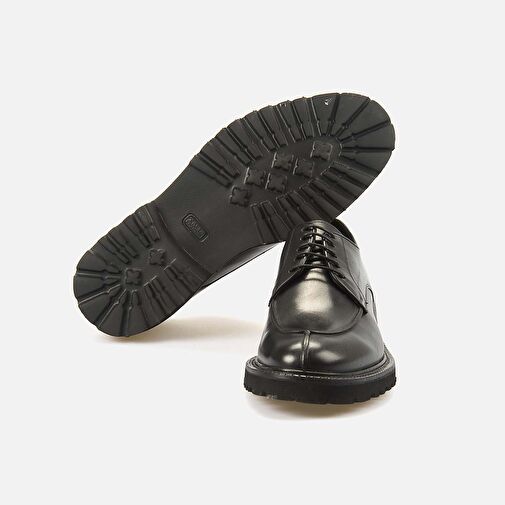 Kemal Tanca Siyah Erkek Deri Günlük Ayakkabı 242KTGE624 78382 - Görsel 6