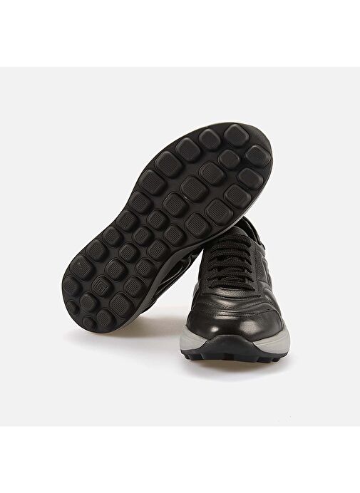 Kemal Tanca Gri Erkek Deri Sneaker 242KTGE624 336-13 - Görsel 6