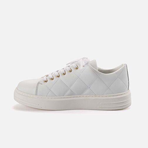 Kemal Tanca Beyaz Erkek Deri Sneaker 242KTE527 21300 - Görsel 3