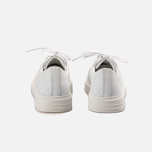 Kemal Tanca Beyaz Erkek Deri Sneaker 242KTE527 21300 - Görsel 5