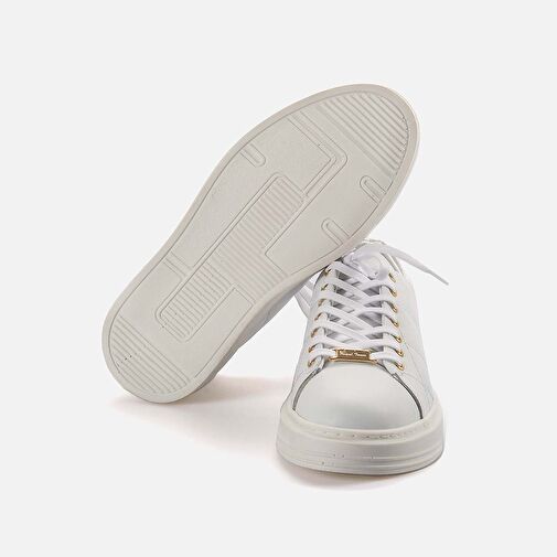 Kemal Tanca Beyaz Erkek Deri Sneaker 242KTE527 21300 - Görsel 6