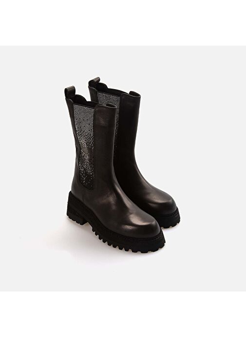 Rouge Kısa Topuklu Kadın Günlük Bot 27762 - Görsel 4