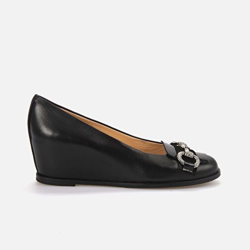 Rouge Siyah Kadın Deri Klasik Ayakkabı 242RGK688 280-53 - Görsel 2