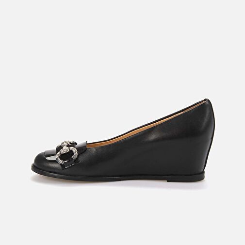 Rouge Siyah Kadın Deri Klasik Ayakkabı 242RGK688 280-53 - Görsel 3