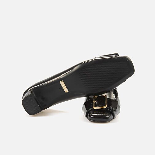 Rouge Siyah Kadın Rugan Abiye Ayakkabı 242RGK680 520303 - Görsel 6