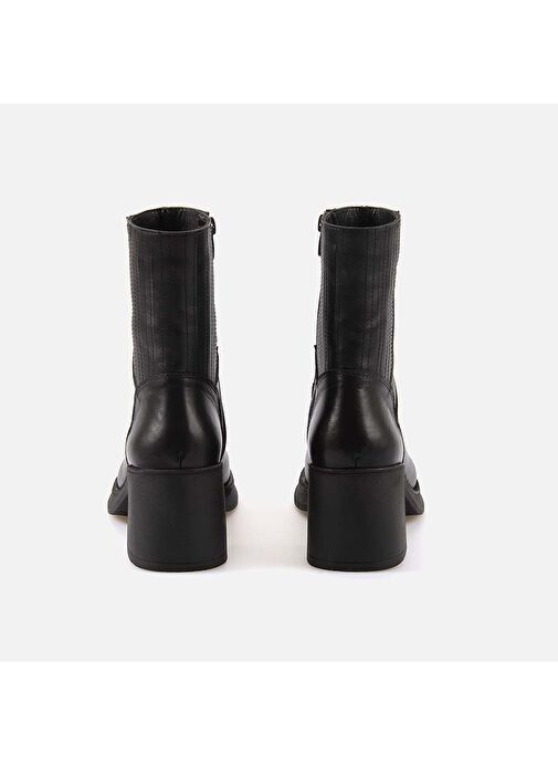 Kemal Tanca Hakiki Deri Kadın Topuklu Bot 21407 - Görsel 5