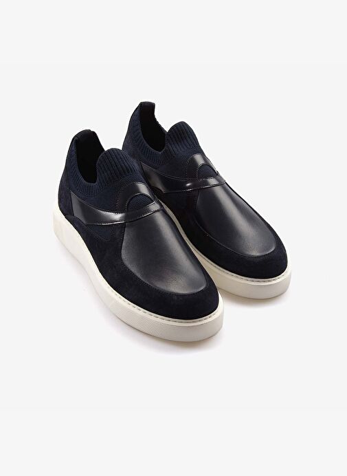 Mocassini Mocassini Lacivert Erkek Spor & Sneaker Ayakkabı D8037X | Boyner Lacivert - 4. görsel