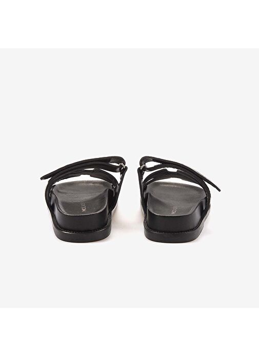 Mocassini Hakiki Deri Kadın Terlik 055-25 - Görsel 5