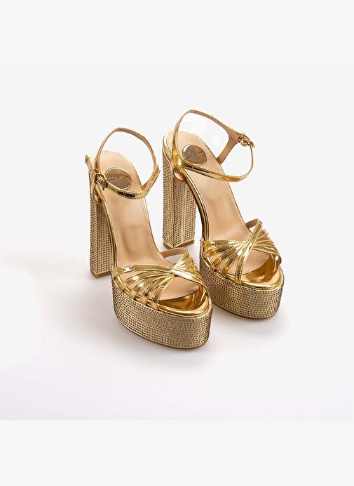 Mocassini Kadın Gece & Abiye Ayakkabı H6681 - Görsel 4